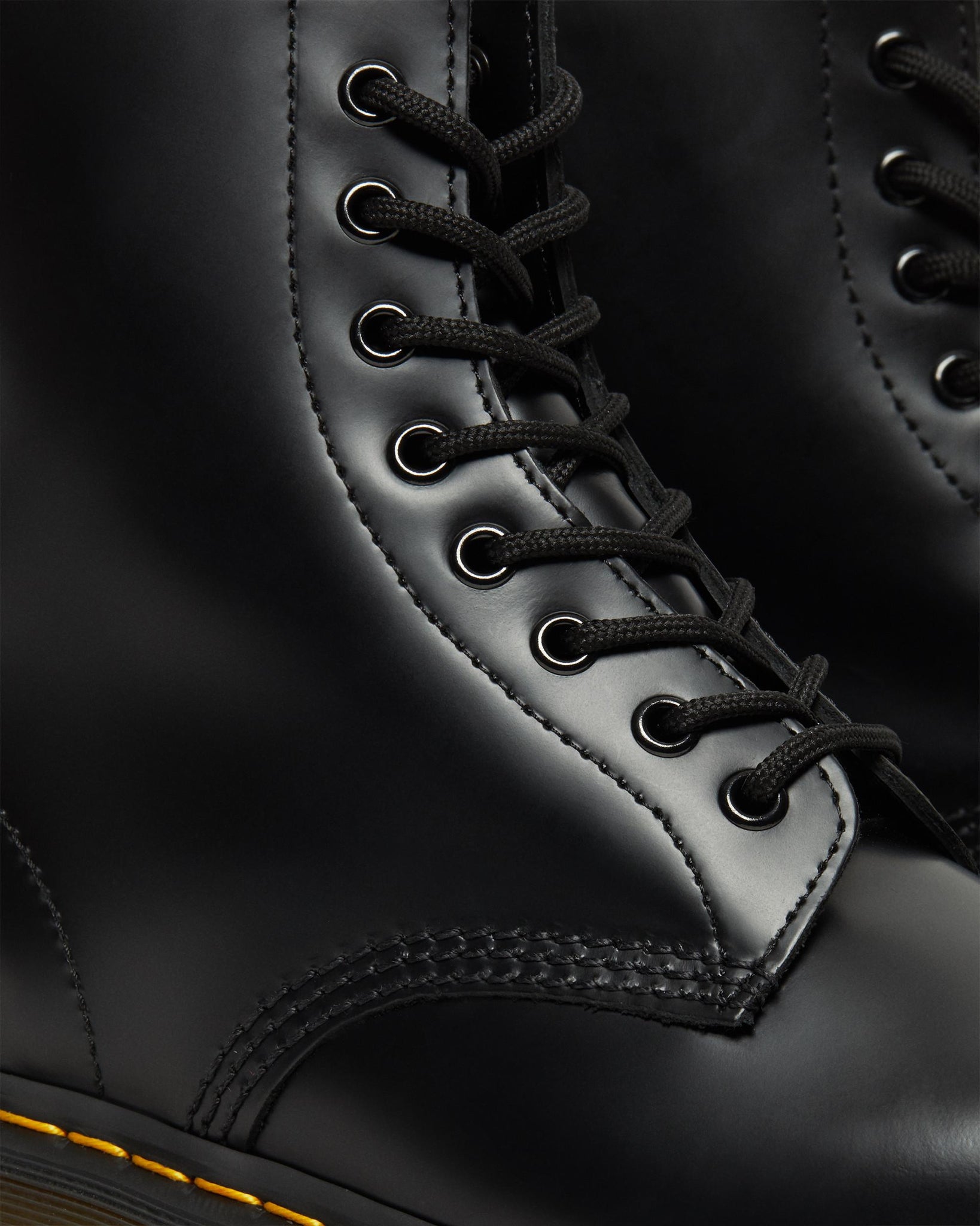 Bottines 1460 en cuir lisse