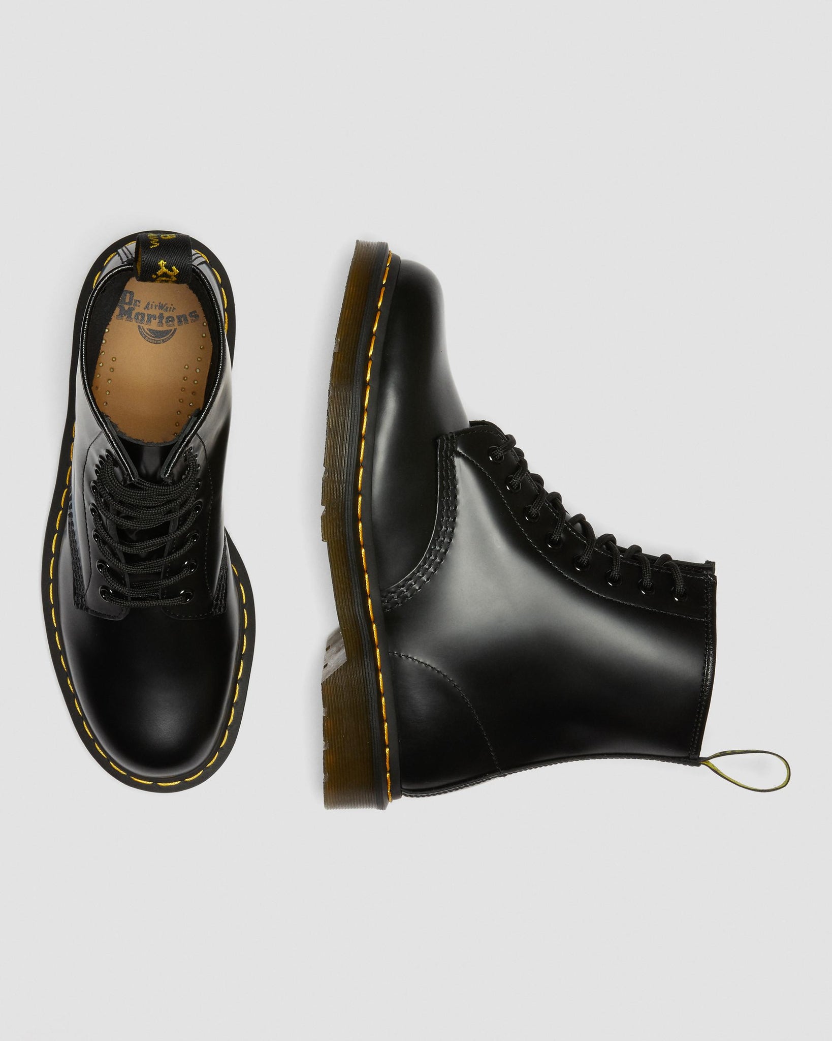 Bottines 1460 en cuir lisse