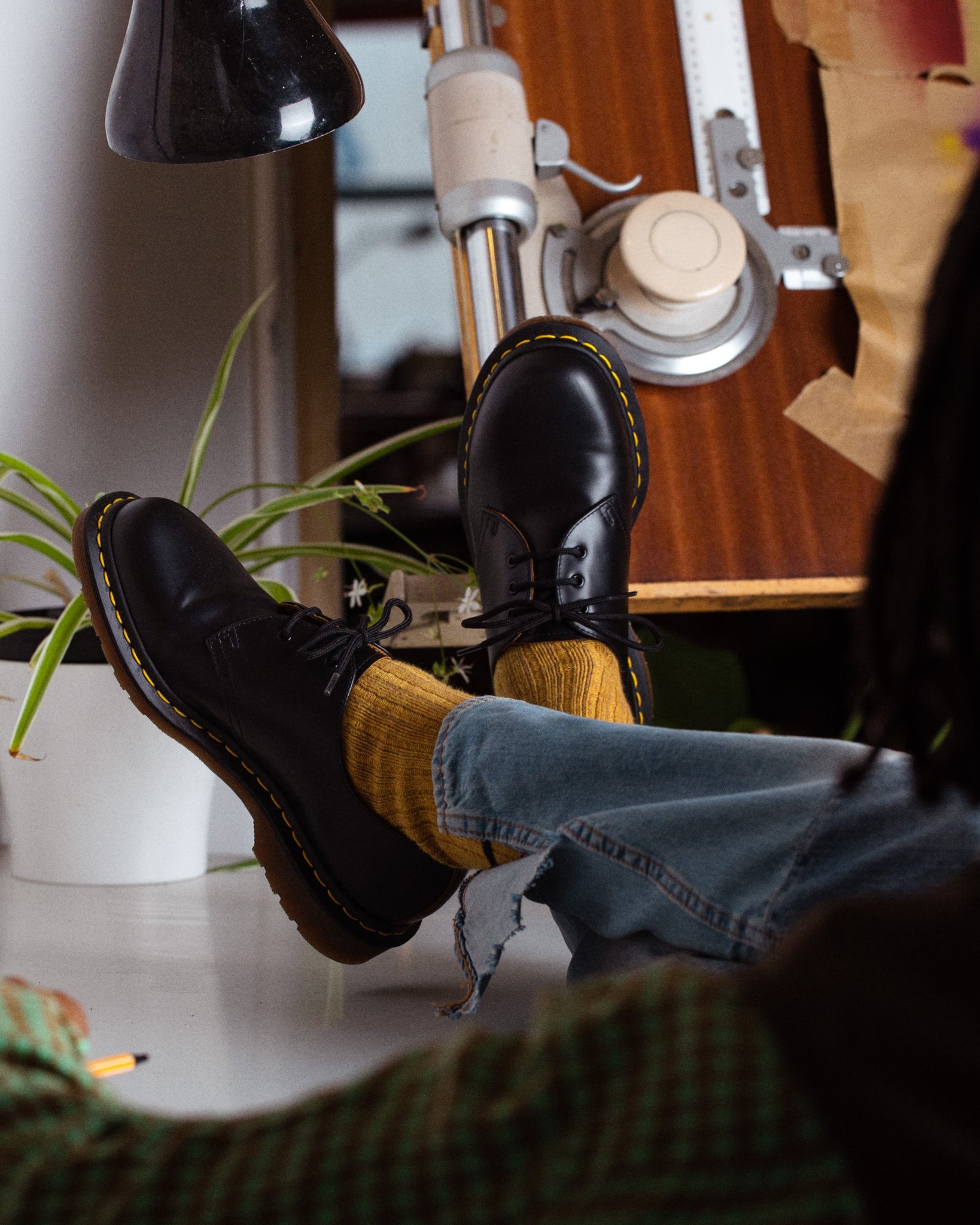 Chaussures Oxford 1461 Vintage en cuir Quilon