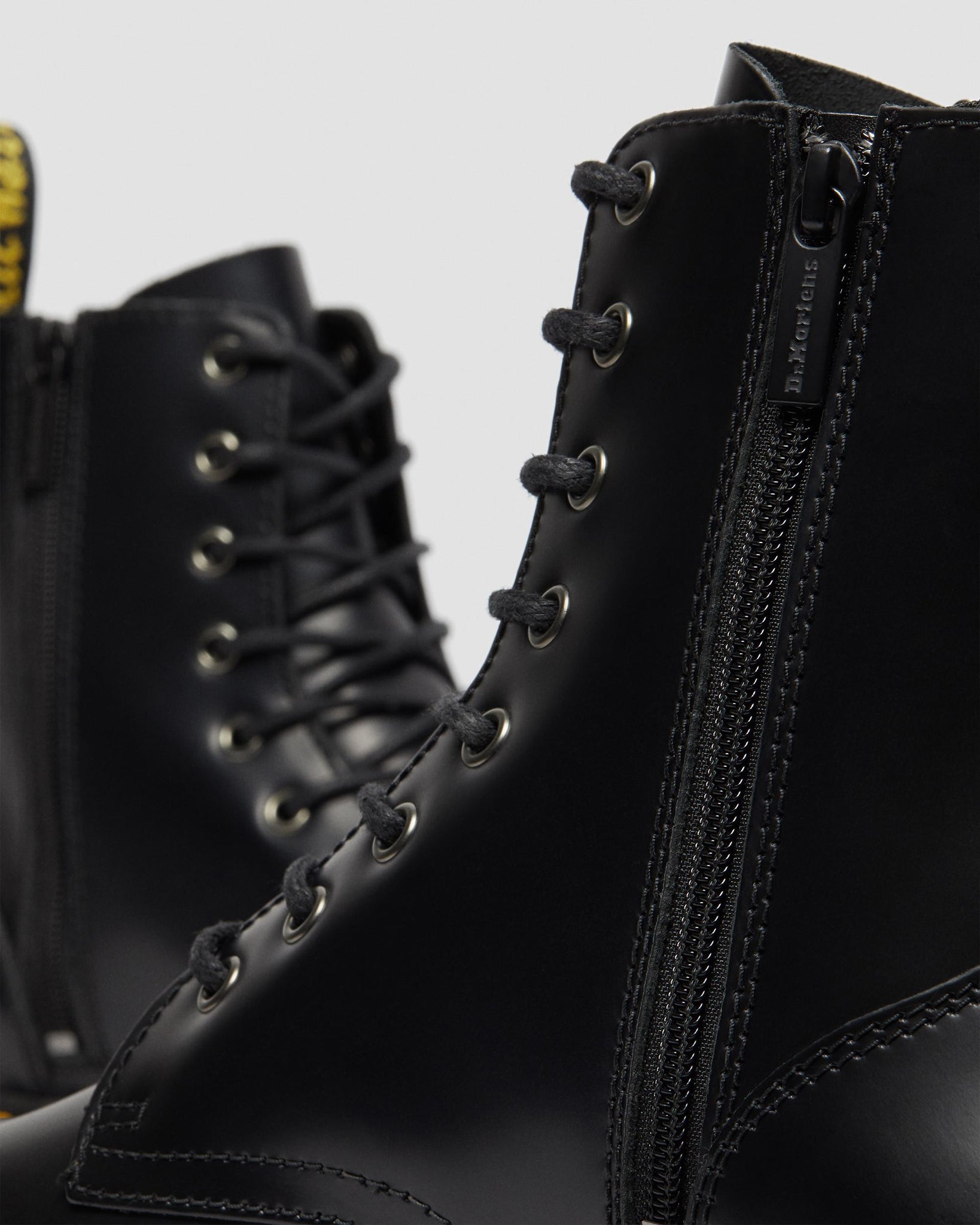 Bottes Jadon à plateforme en cuir lisse verni