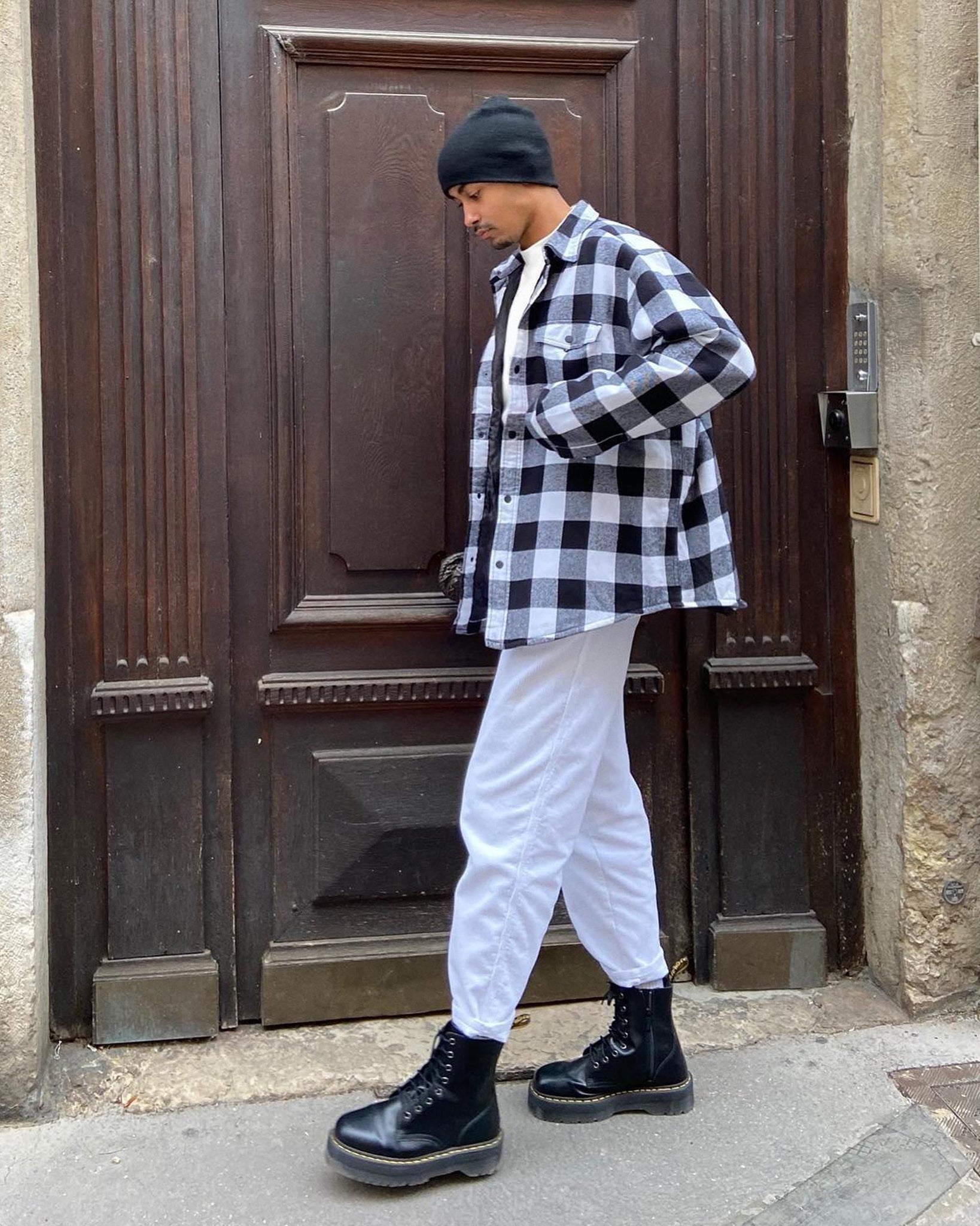 Bottes Jadon à plateforme en cuir lisse verni