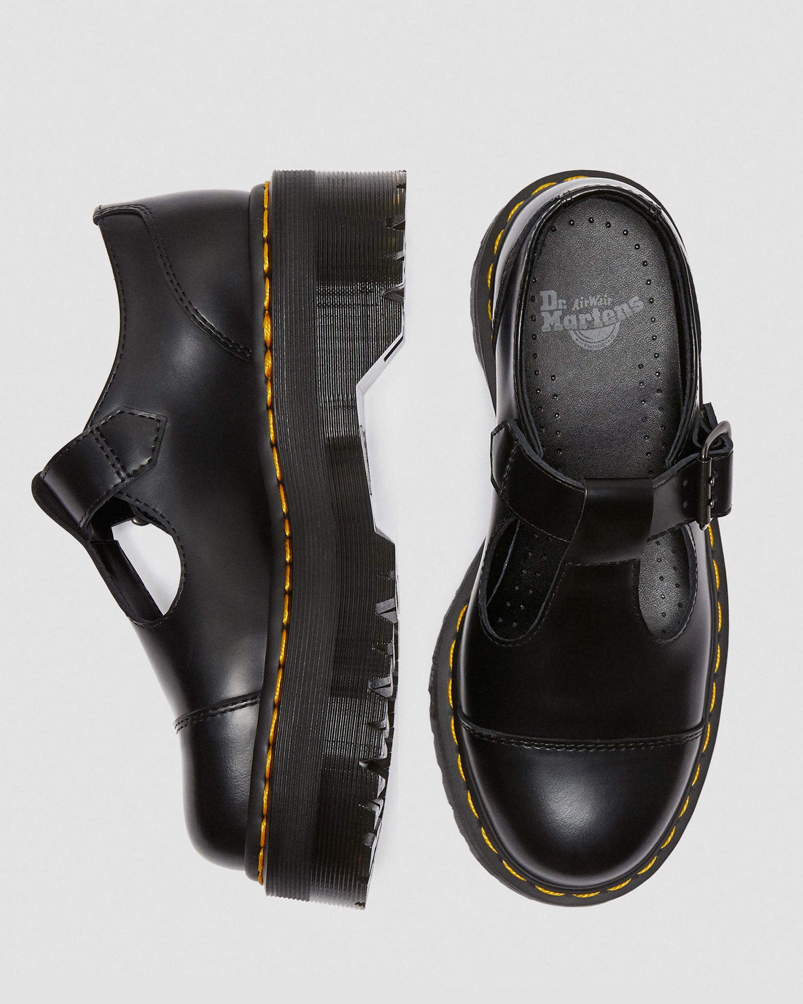 Chaussures Bethan en cuir verni lisse