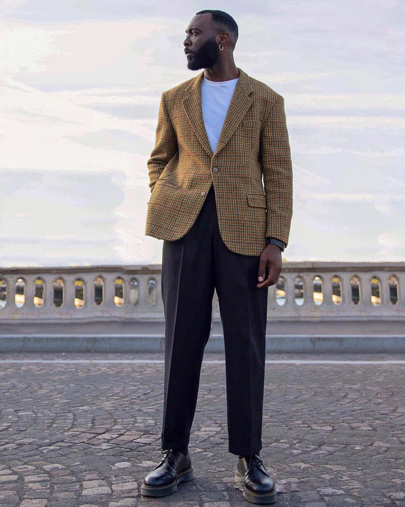 Chaussures Oxford à plateforme 1461 Bex en cuir lisse