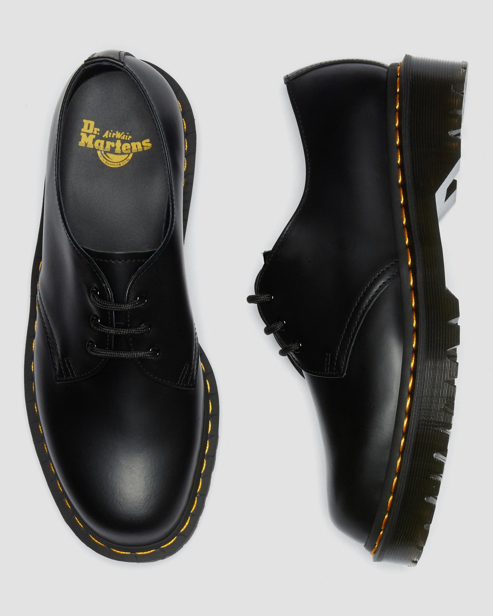 Chaussures Oxford à plateforme 1461 Bex en cuir lisse