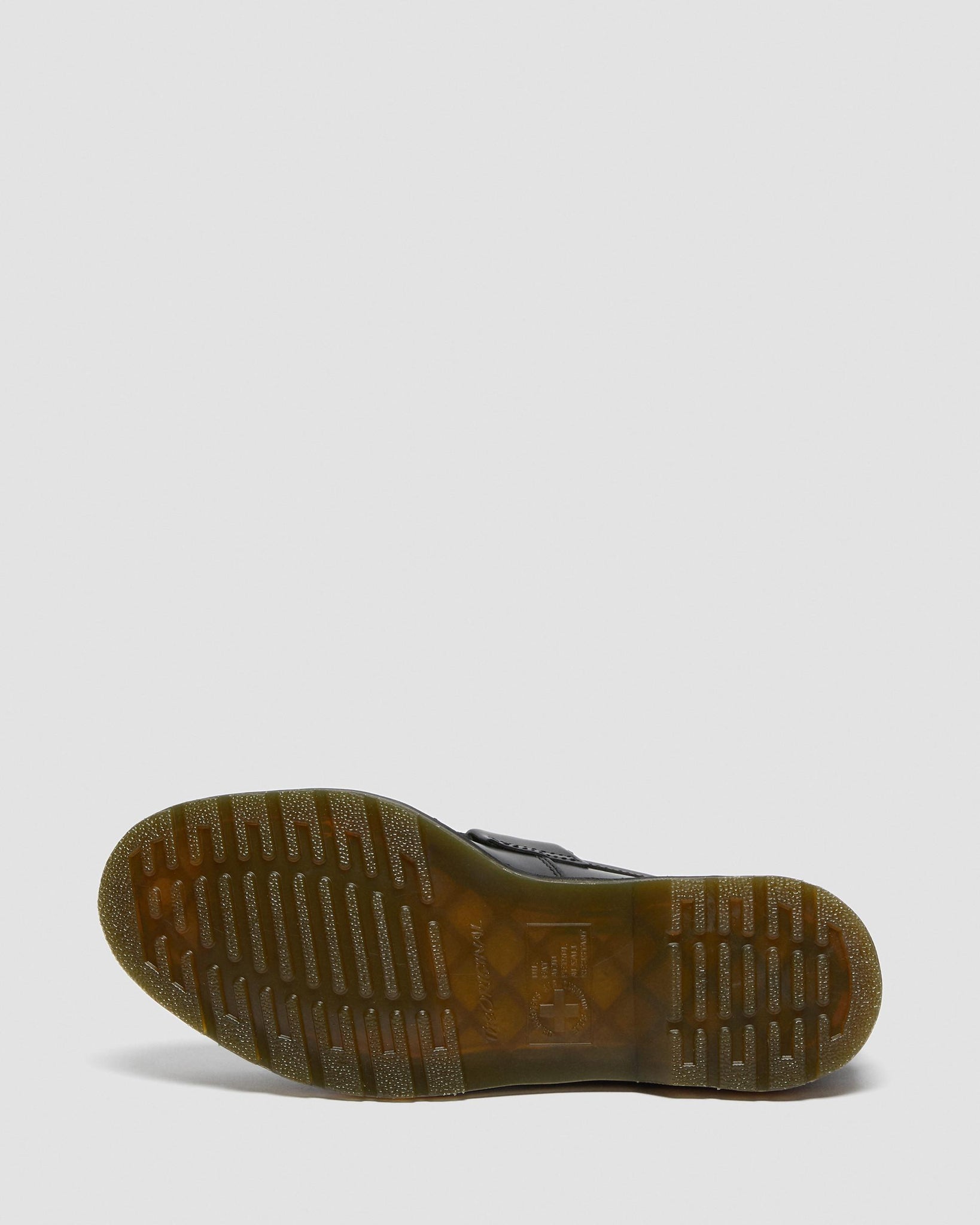 Mocassins Adrian en cuir lisse avec surpiqûre jaune