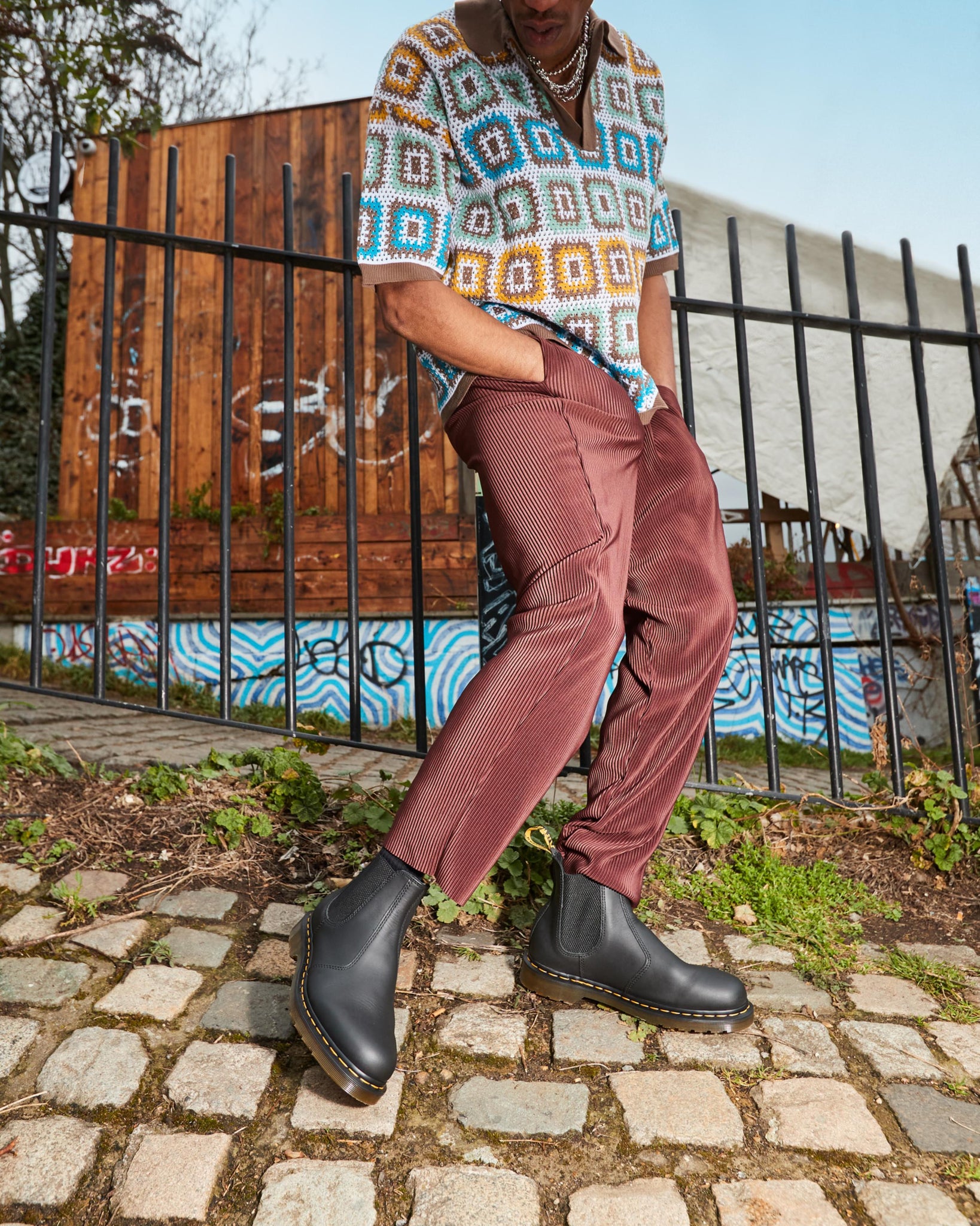 Bottes 2976 en cuir souple Nappa