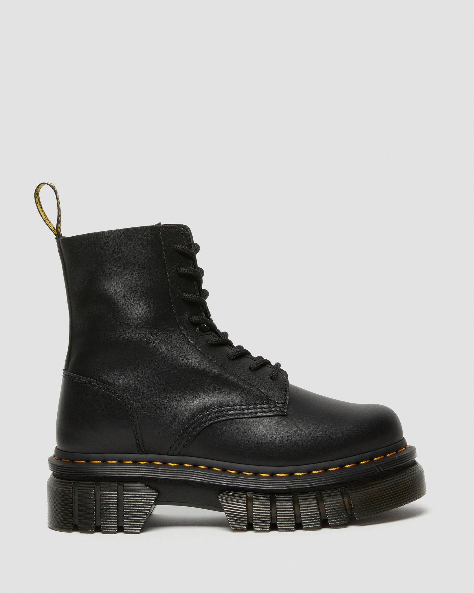 Bottes Audrick à 8 œillets en cuir souple Nappa Lux