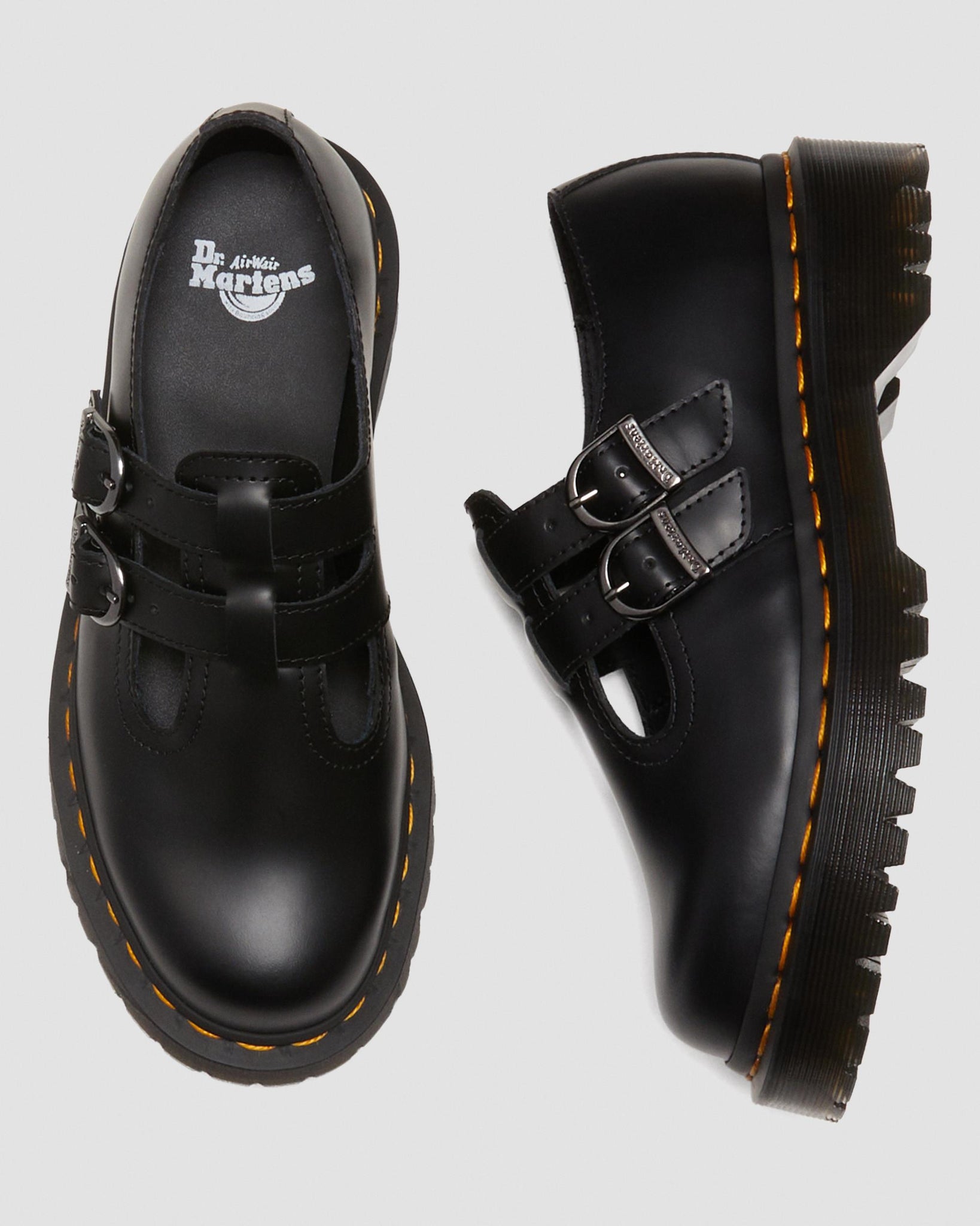 Chaussures Mary Jane 8065 II Bex à plateforme en cuir lisse