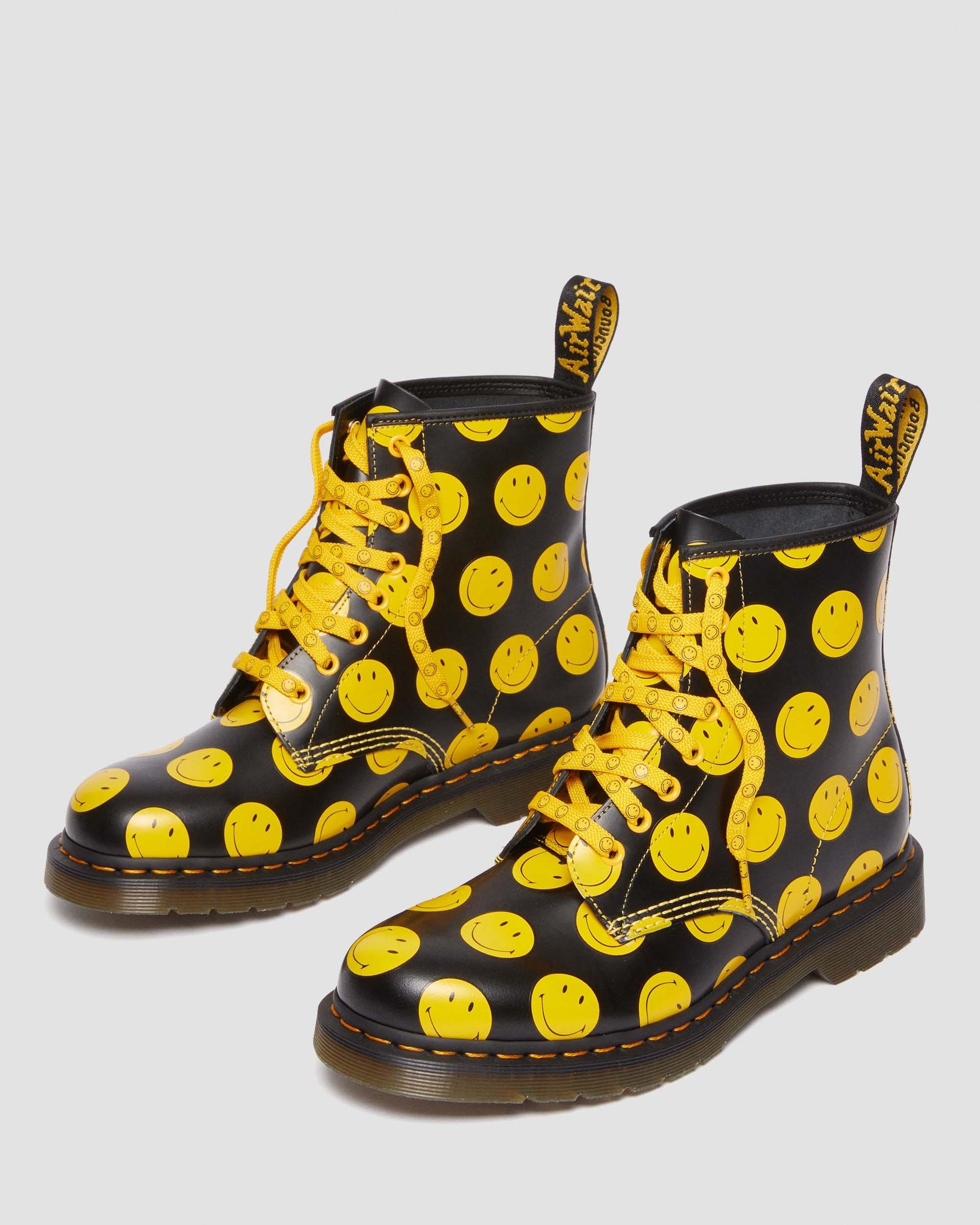 Bottes 1460 Smiley Repeat en Cuir Smooth