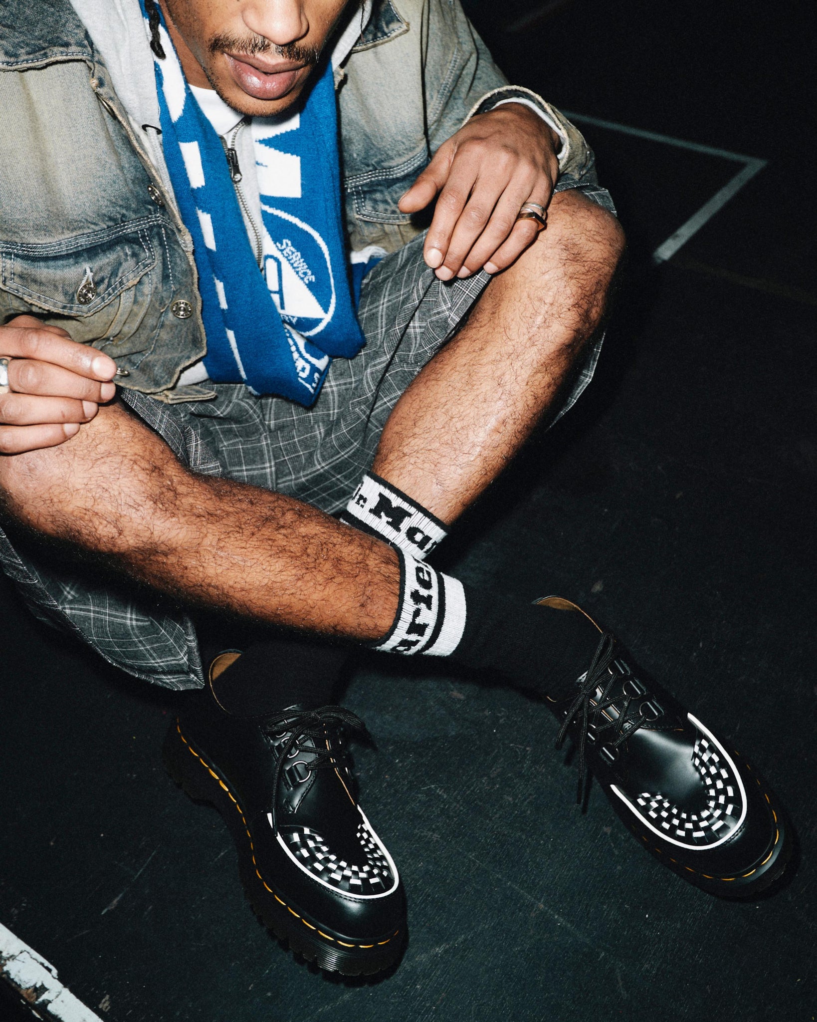 Ramsey Creepers en cuir lisse