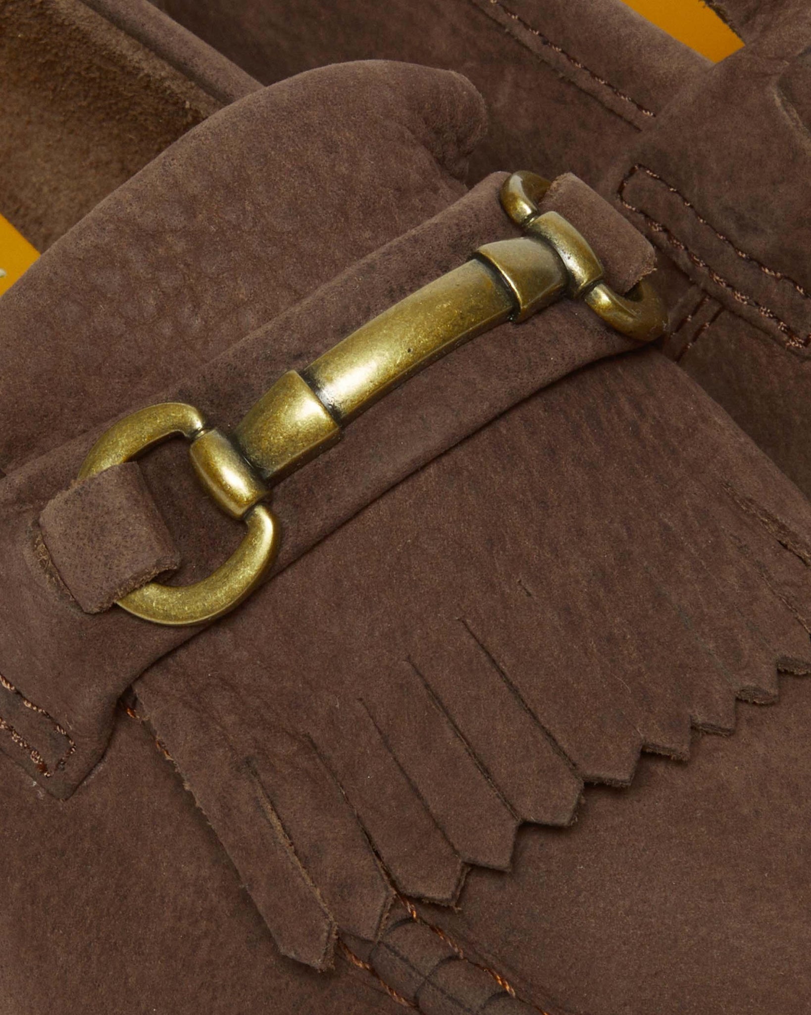 Mocassins Adrian Snaffle en cuir nubuck grainé