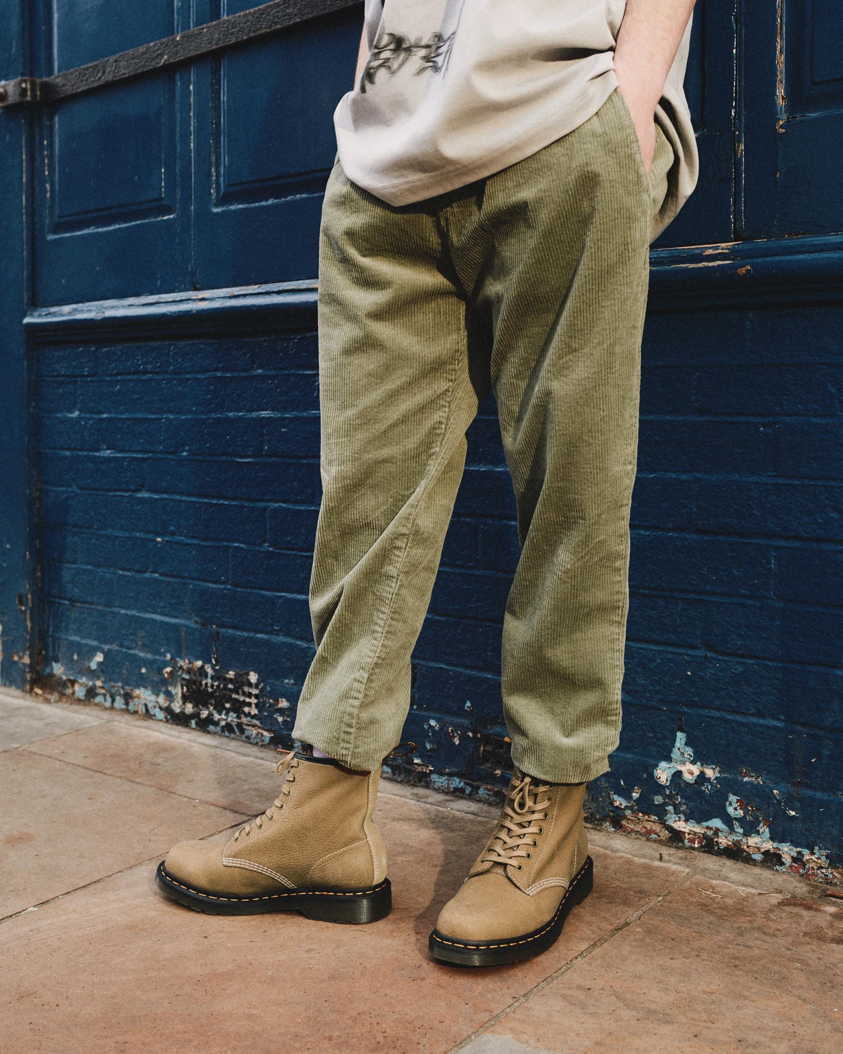 Bottines 1460 en nubuck grainé et suède E.H