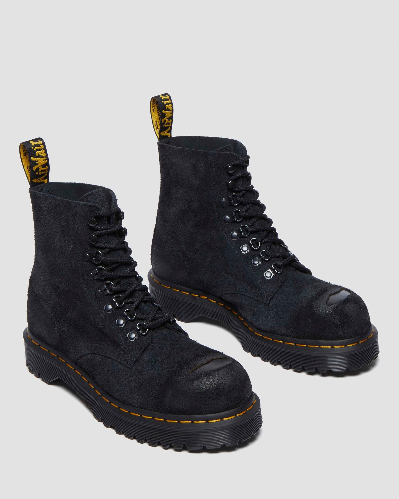 1460 Hairy Suede Lace-Up Ankle Boots