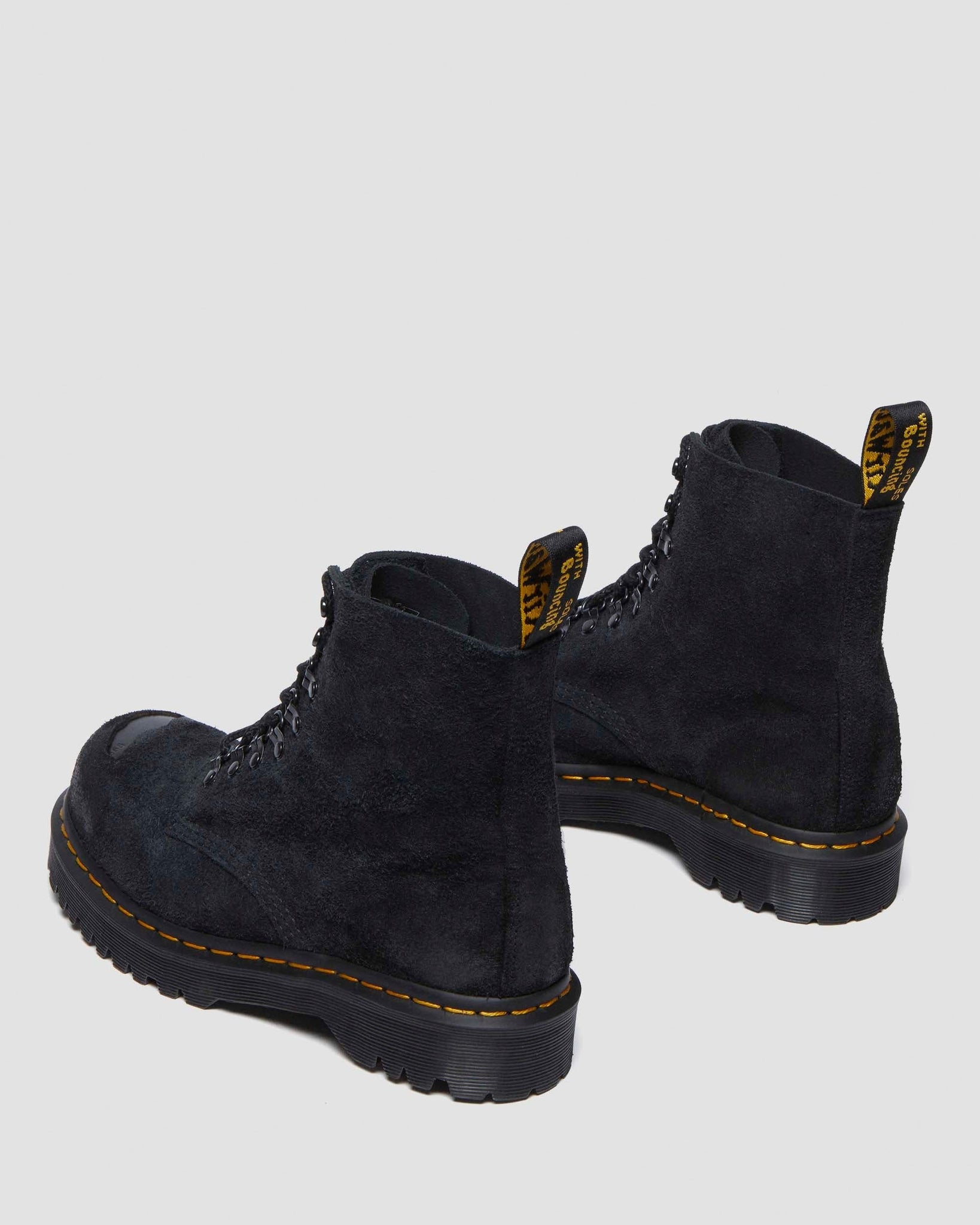 1460 Hairy Suede Lace-Up Ankle Boots