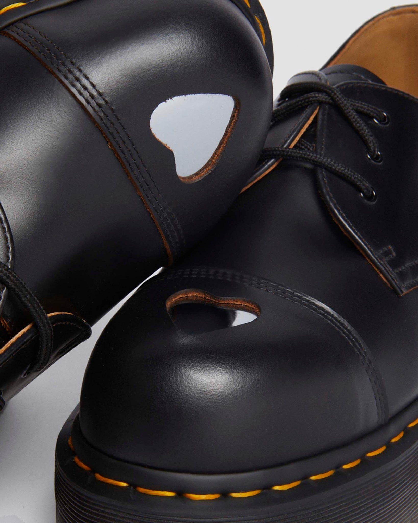 Chaussures Oxford 1461 Quad MadeMe en Cuir Vintage Smooth Noir