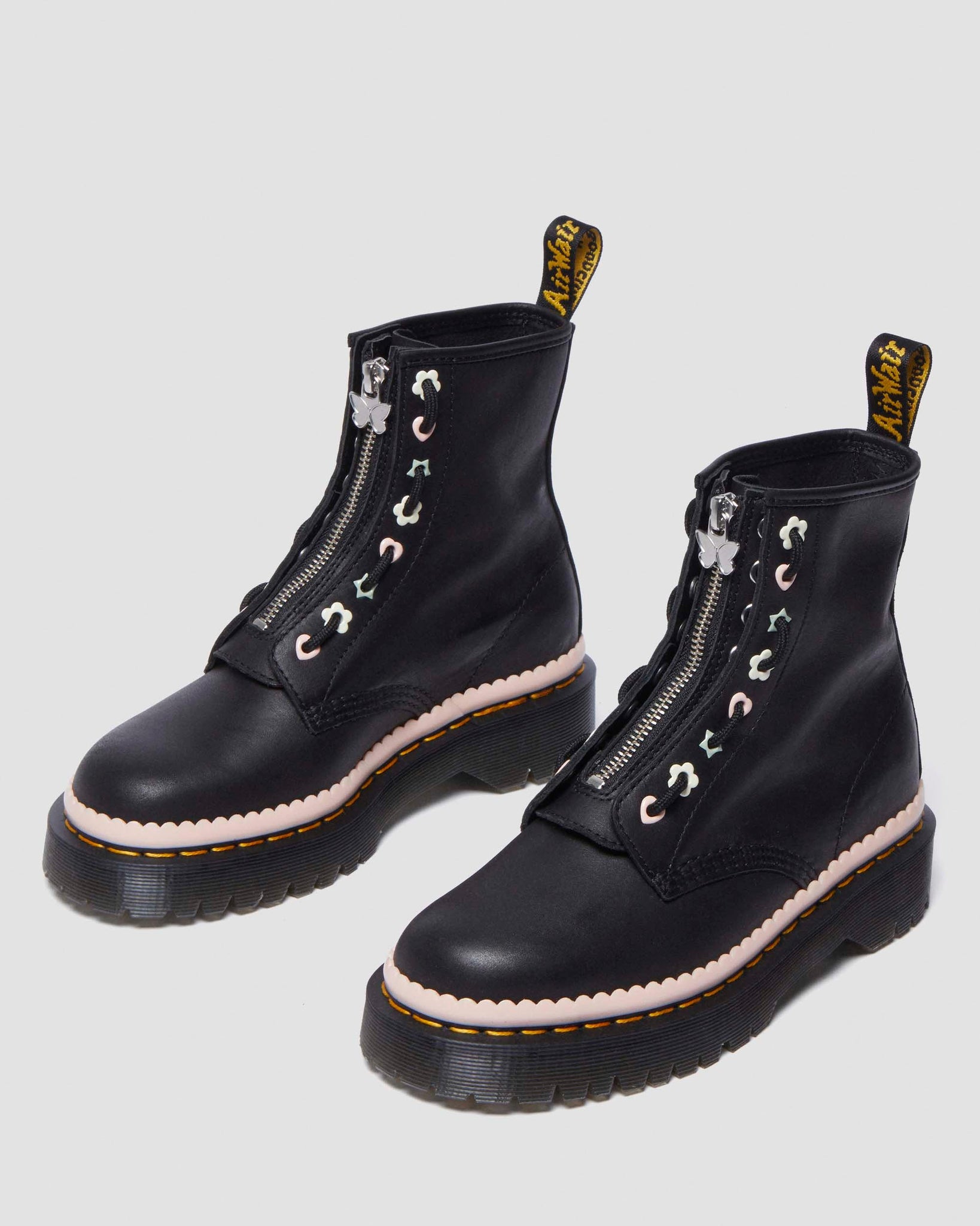 1460 Pascal Bex – Bottes en Cuir à Fermeture Zippée Frontale