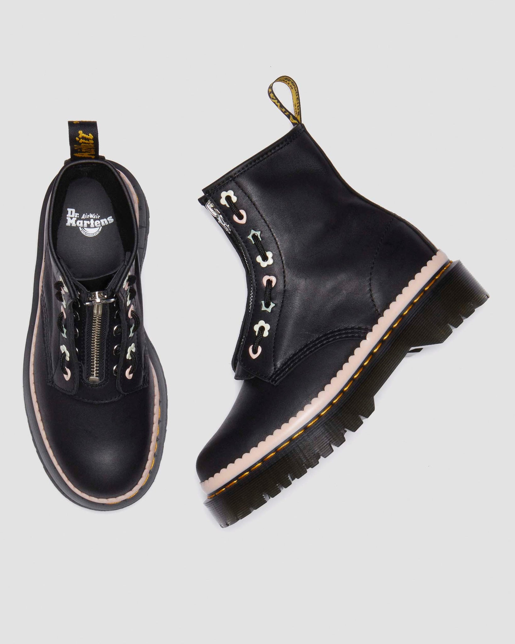 1460 Pascal Bex – Bottes en Cuir à Fermeture Zippée Frontale
