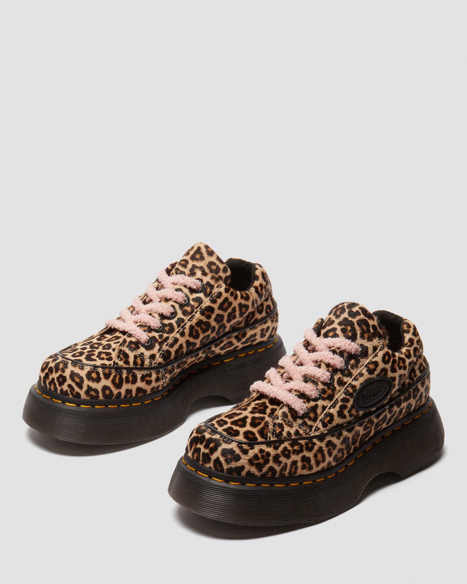 Buzz – Chaussures 5 Œillets à Imprimé Léopard