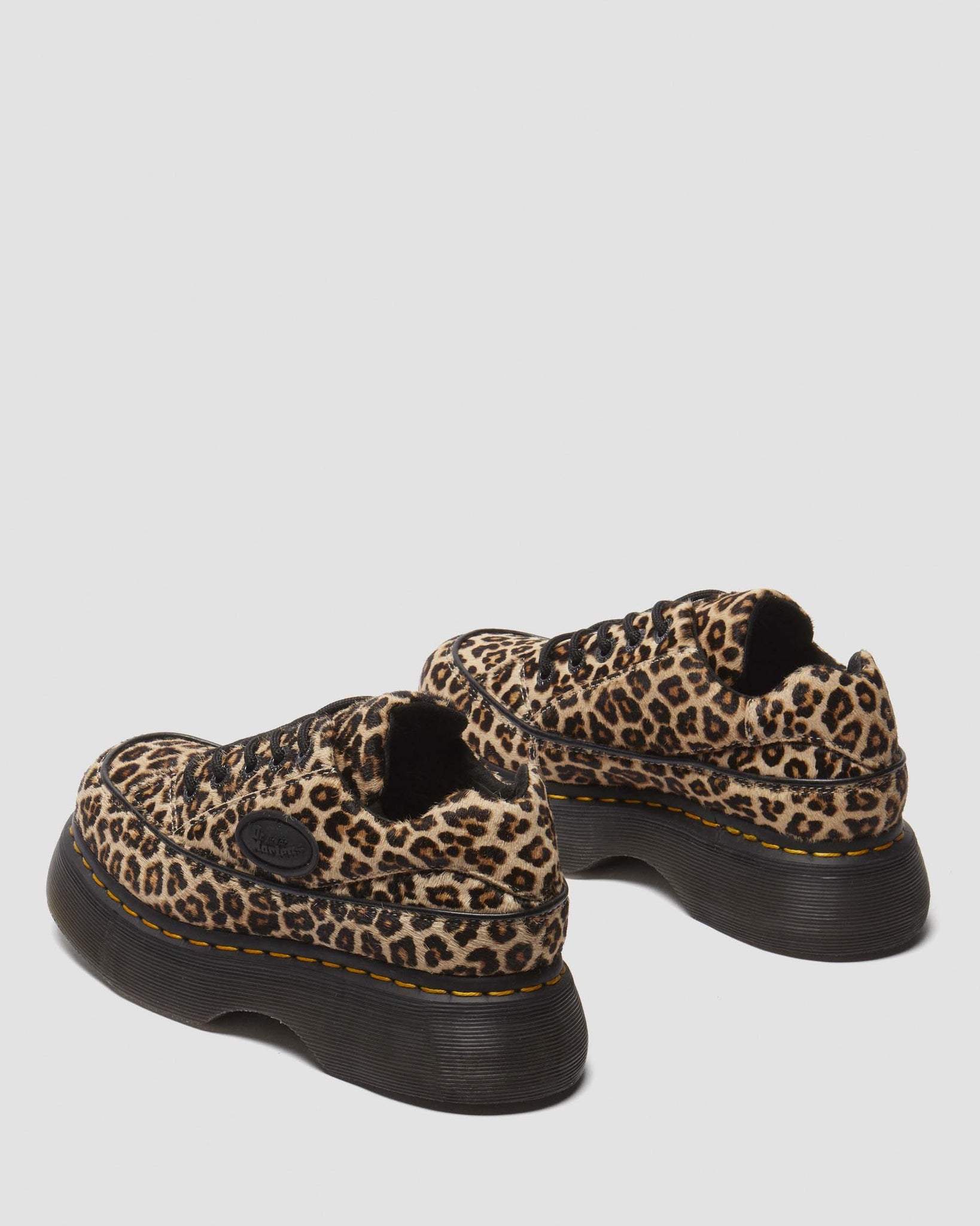 Buzz – Chaussures 5 Œillets à Imprimé Léopard