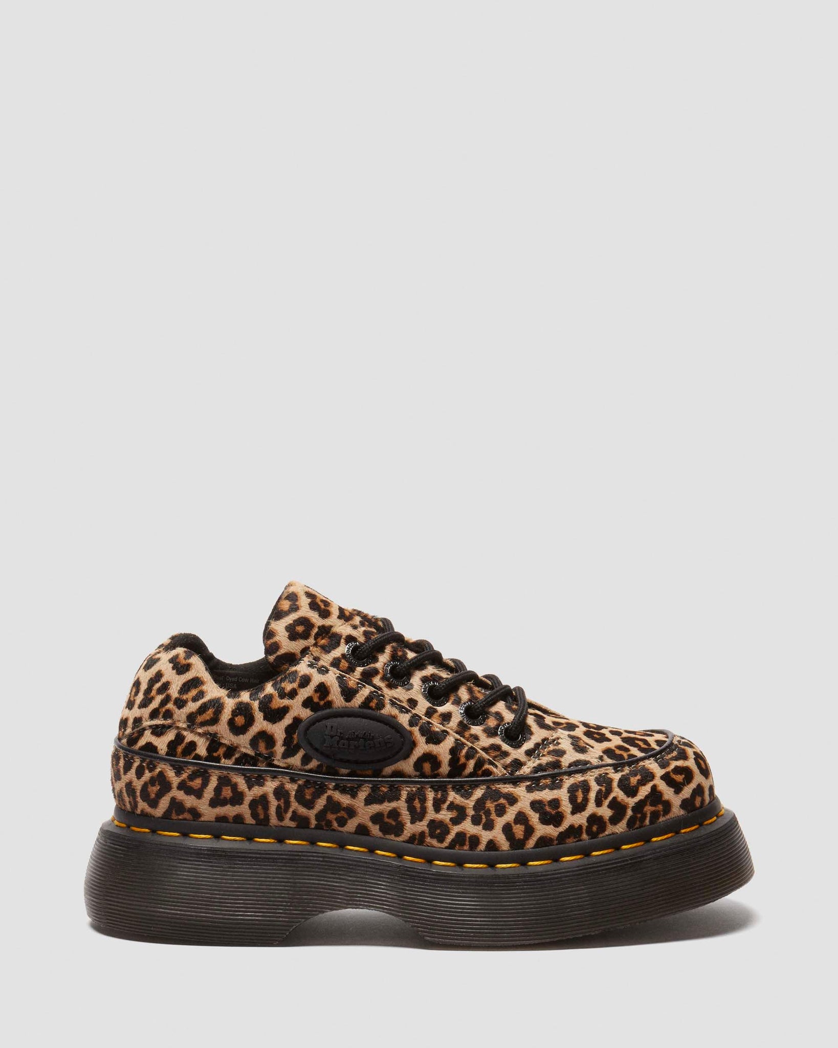 Buzz – Chaussures 5 Œillets à Imprimé Léopard