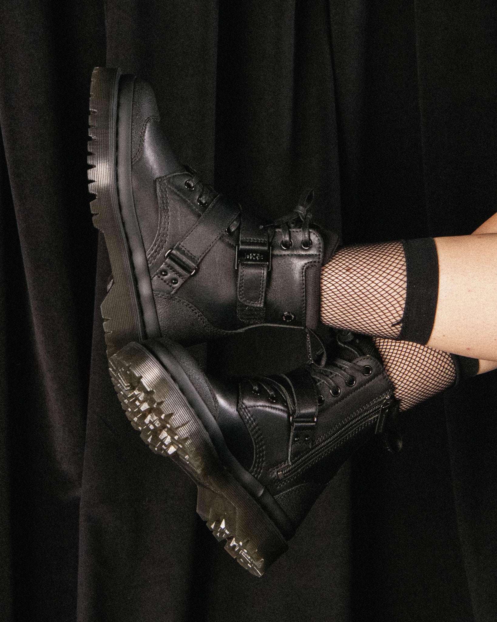 Bottes 1460 Bex à Bride Tech en Cuir