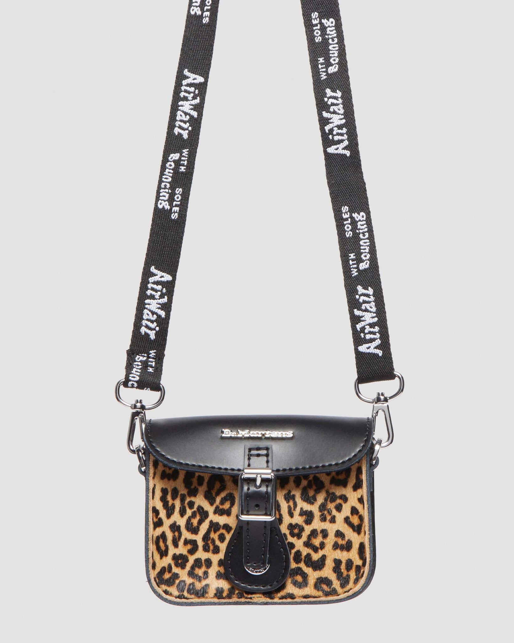 Mini Sac Cartable 5" en Cuir Kiev à Imprimé Léopard