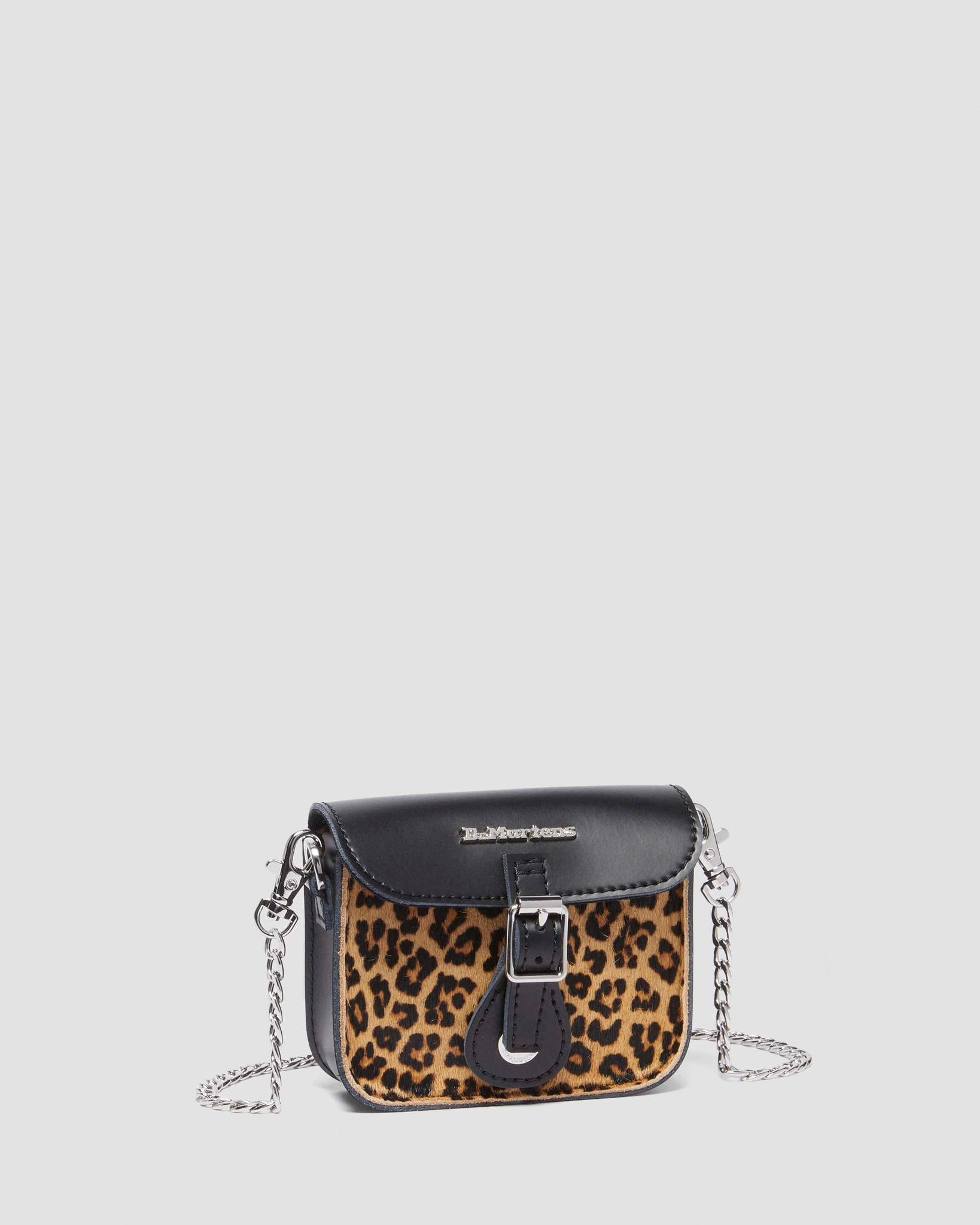 Mini Sac Cartable 5" en Cuir Kiev à Imprimé Léopard