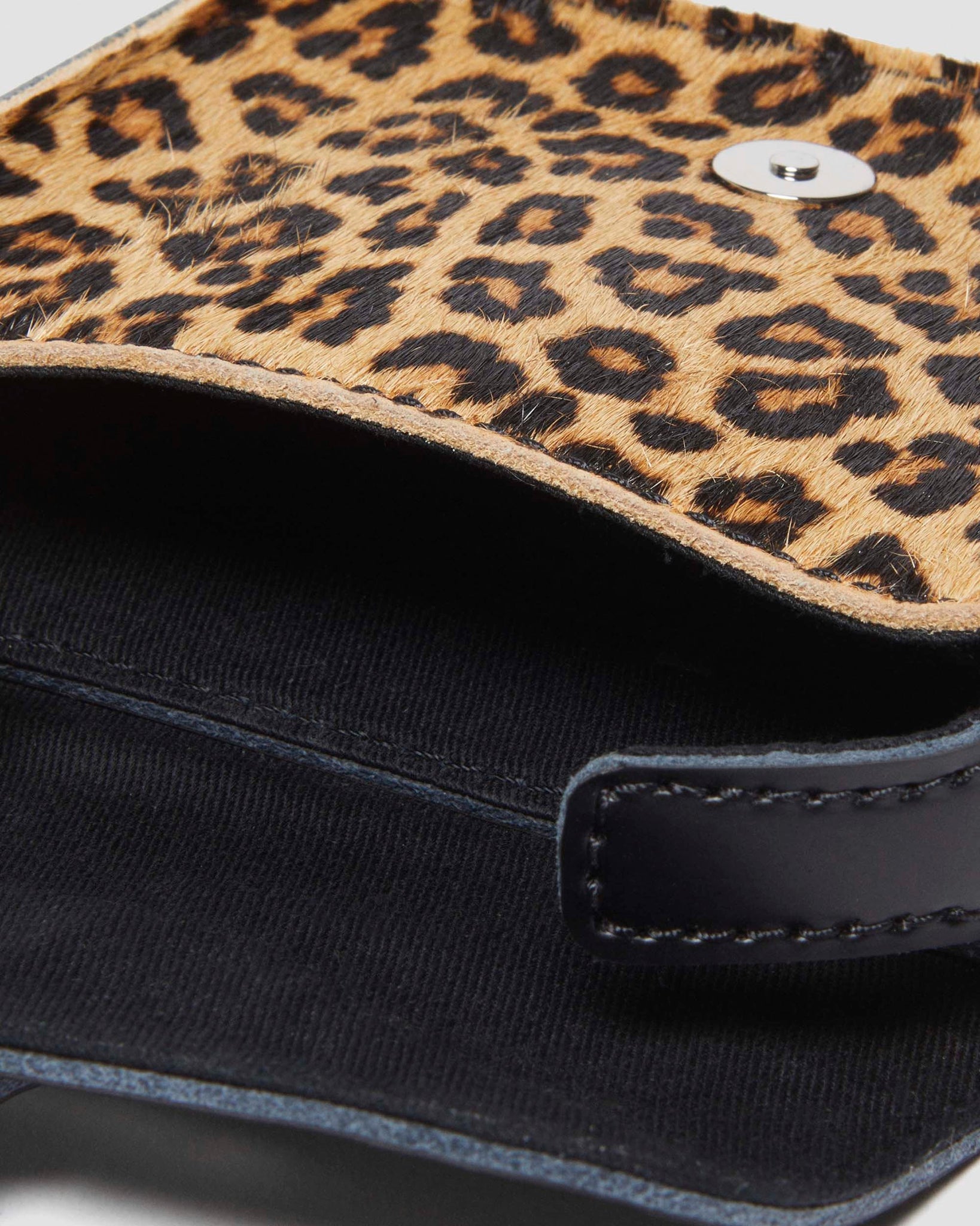 Mini Sac Cartable 5" en Cuir Kiev à Imprimé Léopard