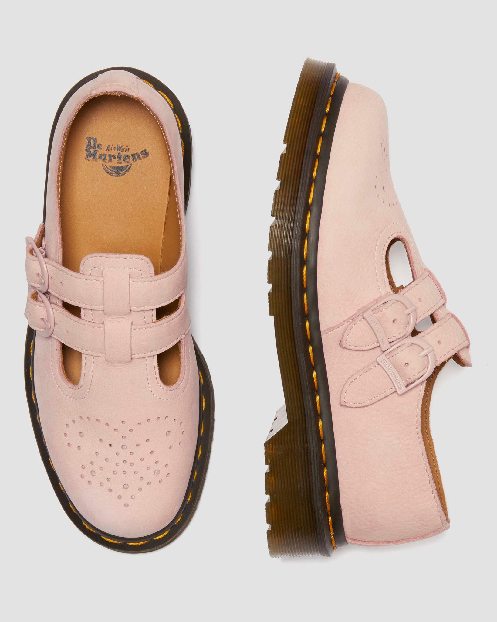 8065 – Mary Jane en Cuir Nubuck