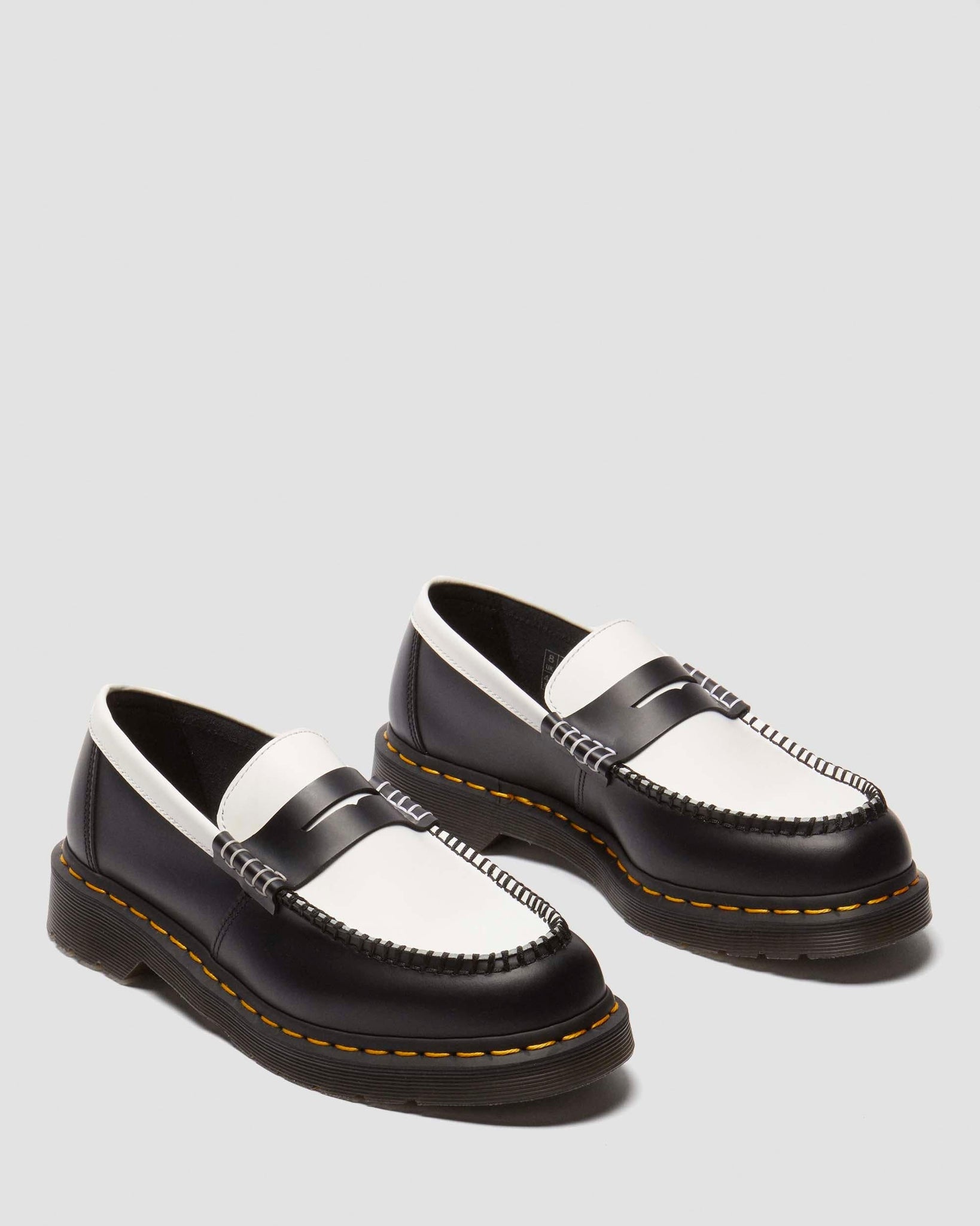 Mocassins Penton en Cuir Lisse Bicolore