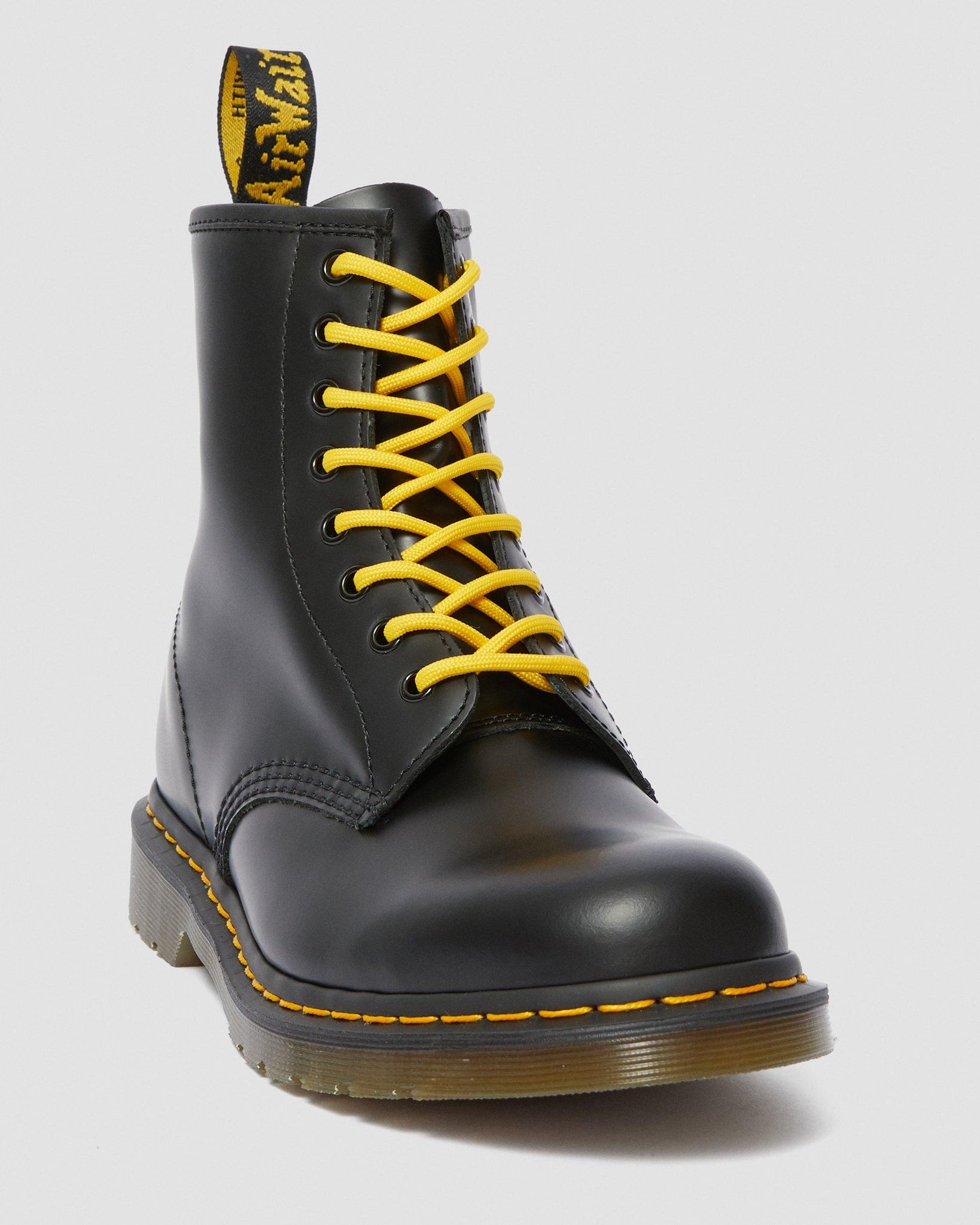 Lacet rond jaune 140 cm (pour chaussure à 8 à 10 œillets)
