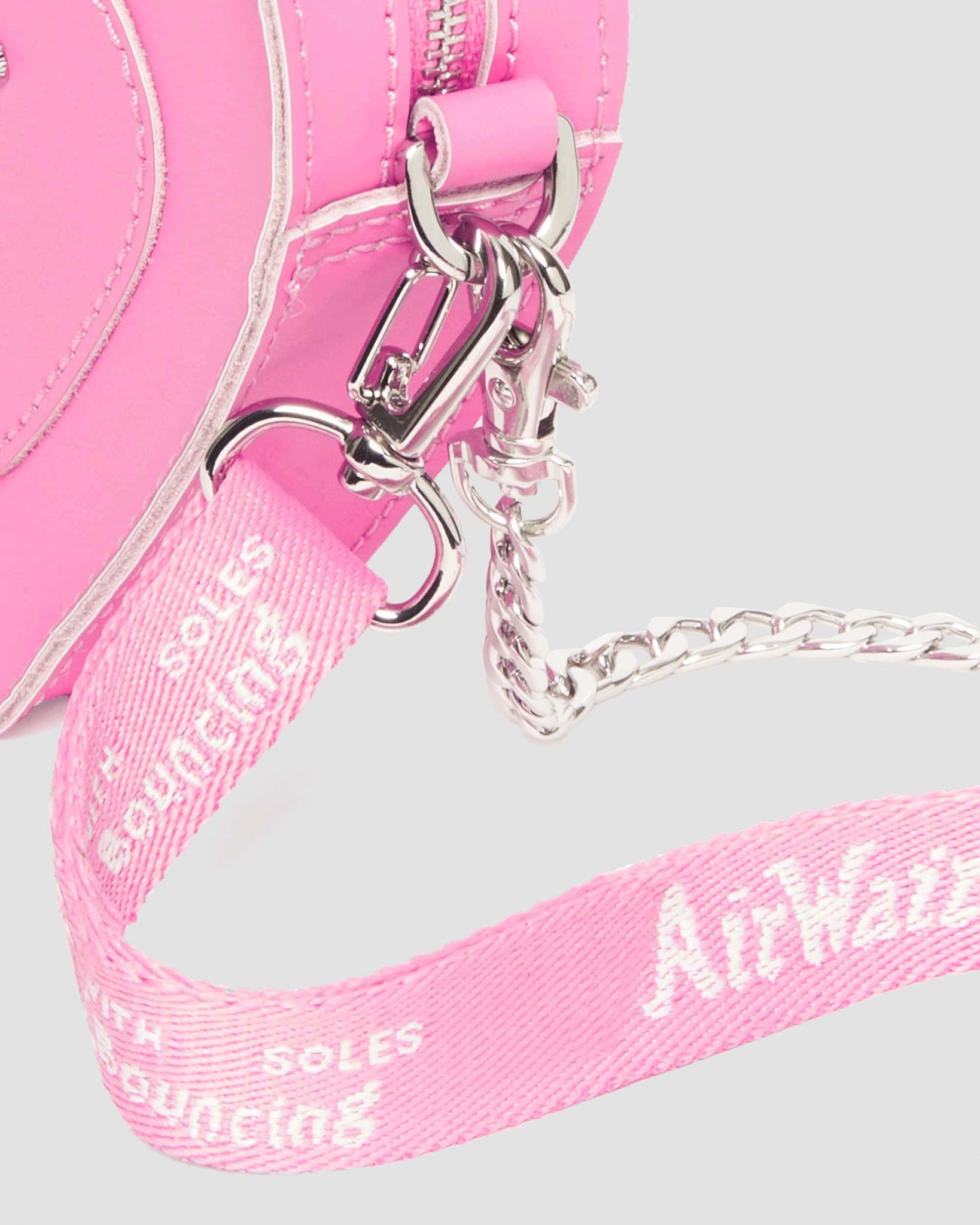 Mini Sac en Cuir Forme Cœur – Rose